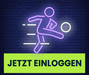 wettigo-sport-2 Neon Fussballspieler auf dunklem Hintergrund
